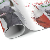 Labrador Retriever Geloof Kerstmis Cadeaupapier (Rol Hoek)