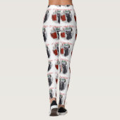 Labrador Retriever Gelooft Kerstmis Leggings (Achterkant)