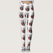 Labrador Retriever Gelooft Kerstmis Leggings (Voorkant)