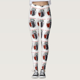 Labrador Retriever Gelooft Kerstmis Leggings