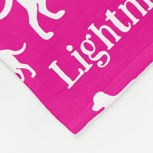 Labrador Retriever Gepersonaliseerde Deken Zwart (Hoek)