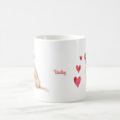 Labrador Retriever gepersonaliseerde hond Koffiemok (Center)