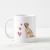 Labrador Retriever gepersonaliseerde hond Koffiemok (Links)