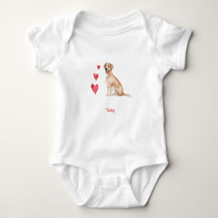 Labrador Retriever gepersonaliseerde hond Romper