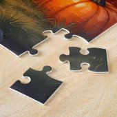 Labrador Retriever Gezellige Halloween Portret Kun Legpuzzel (Zijkant)