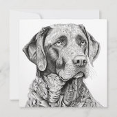 Labrador Retriever Gift Kaart (Voorkant)