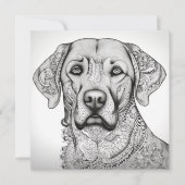 Labrador Retriever Gift Kaart (Voorkant)