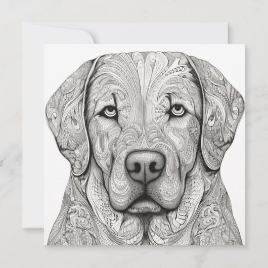 Labrador Retriever Gift Kaart (Voorkant)