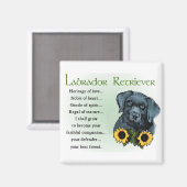 Labrador Retriever Gifts Magneet (Voorkant / Achterkant)
