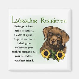 Labrador Retriever Gifts Magneet