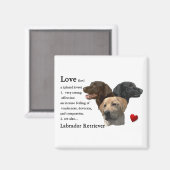 Labrador Retriever Gifts Magneet (Voorkant / Achterkant)