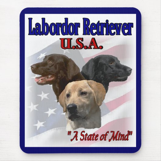 Labrador Retriever Gifts Muismat (Voorkant)