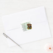 Labrador Retriever Gifts Ronde Sticker (Envelop)