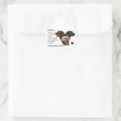Labrador Retriever Gifts Ronde Sticker (Tas)