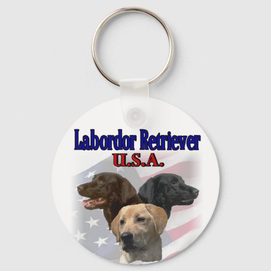 Labrador Retriever Gifts Sleutelhanger (Voorkant)