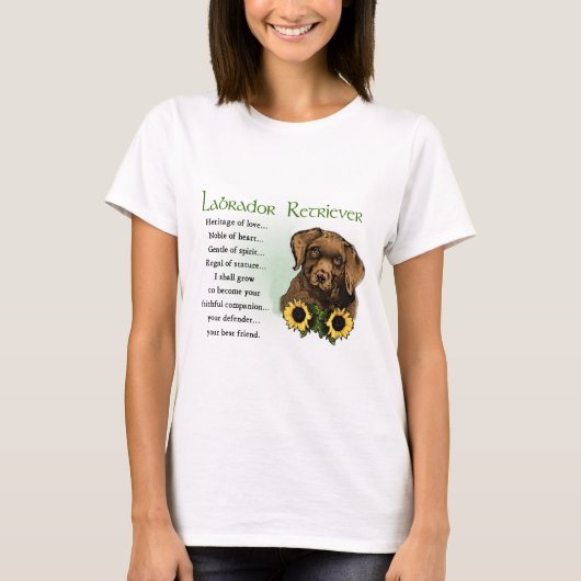 Labrador Retriever Gifts T-shirt (Voorkant)