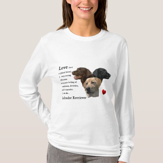 Labrador Retriever Gifts T-shirt (Voorkant)