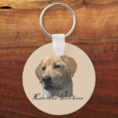 Labrador Retriever Gifts Yellow Lab Sleutelhanger (Voorkant)