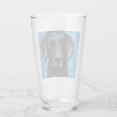 Labrador Retriever  Glas (Achterkant)