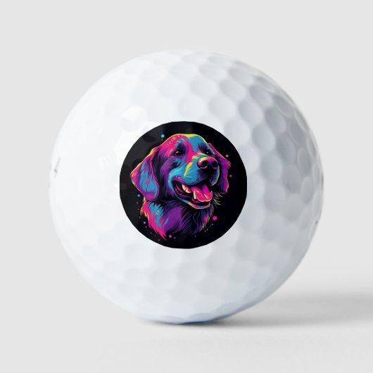 Labrador Retriever Golfballen (Voorkant)