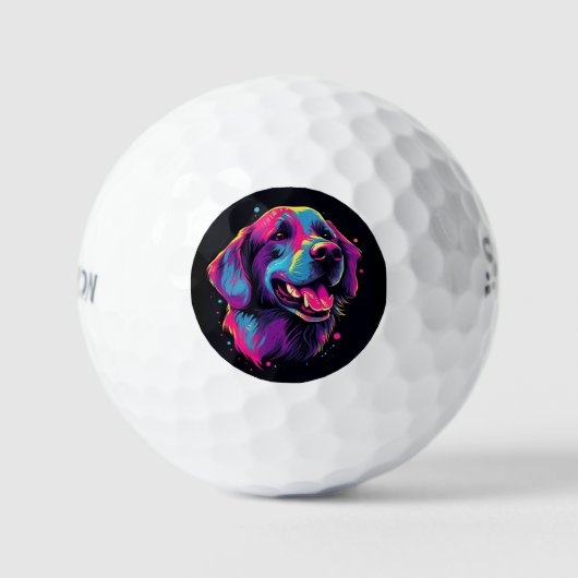 Labrador Retriever Golfballen (Voorkant)