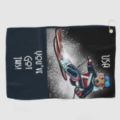 LABRADOR RETRIEVER  GOLFHANDDOEK (Horizontaal)