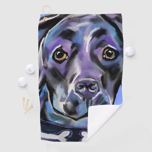 LABRADOR RETRIEVER GOLFHANDDOEK (Insitu)