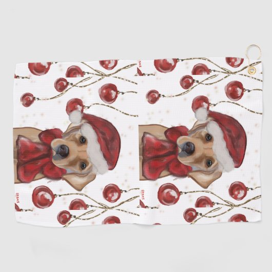 Labrador Retriever Golfhanddoek (Horizontaal)