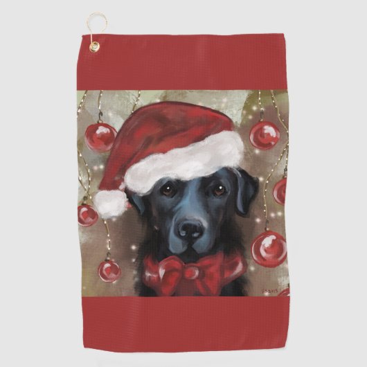 Labrador Retriever  Golfhanddoek (Voorkant)