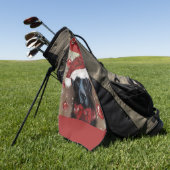 Labrador Retriever  Golfhanddoek (Groen)