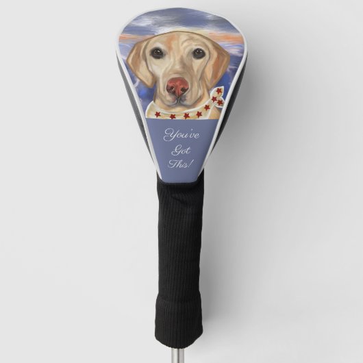 Labrador Retriever Golfheadcover (Voorkant)