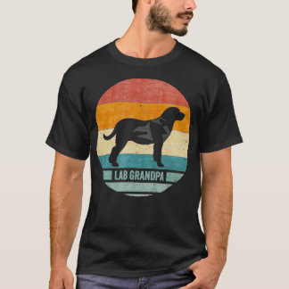 Labrador Retriever Grandpa Lab Sunset T-shirt