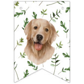 Labrador Retriever Greenery Baby shower Puppy Vlaggetjes (Tweede vlag)