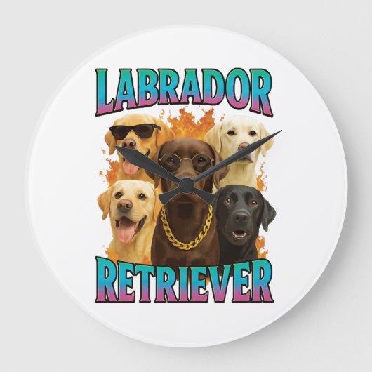 Labrador Retriever Grote Klok (Voorkant)