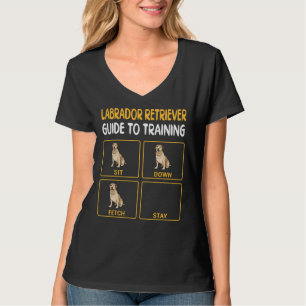 Labrador Retriever Guide to training Dog Obedience T-shirt