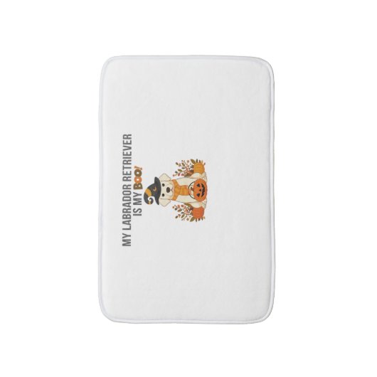 Labrador Retriever Halloween Dog Funny Spooky Boo Badmat (Voorkant Verticaal)