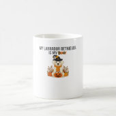 Labrador Retriever Halloween Dog Funny Spooky Boo Koffiemok (Center)