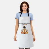 Labrador Retriever Halloween Dog Funny Spooky Boo Schort (Gedragen)