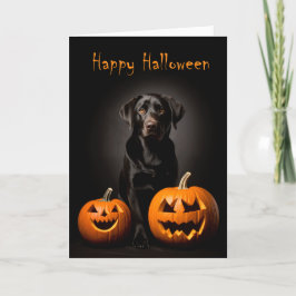Labrador Retriever Halloween Kaart