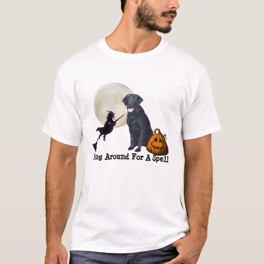 Labrador Retriever Halloween Unisex T-Shirt (Voorkant)