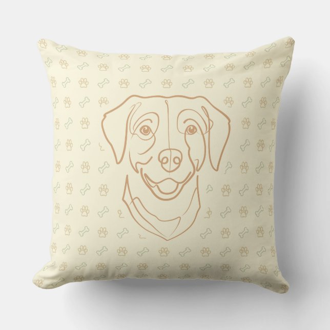 Labrador Retriever. Happiness Edition! Kussen (Voorkant)