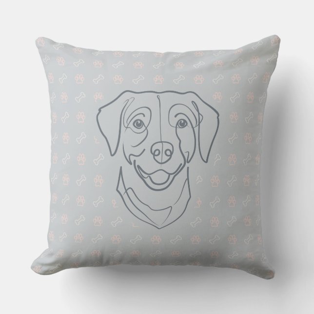 Labrador Retriever. Happiness Edition! Kussen (Voorkant)