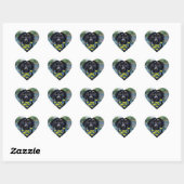 Labrador Retriever Hart Sticker (Vel)