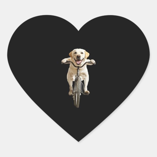 Labrador Retriever    Hart Sticker (Voorkant)