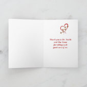 Labrador Retriever Hartelijk dank voor de dierenar Kaart (Binnen)