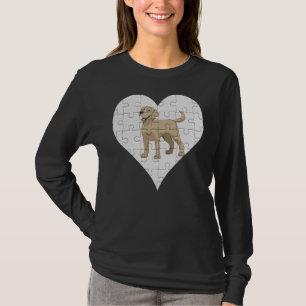 Labrador Retriever Heart Jigsaw Pieces Labrador Re T-shirt
