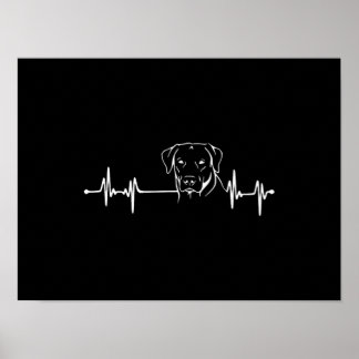 Labrador Retriever - Heartbeat Poster