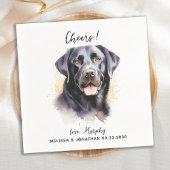 Labrador Retriever Heden ten Dage Hond Huwelijksfe Servet