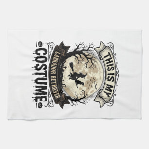 Labrador Retriever Heks Halloween Kostuum Shirt_1 Theedoek