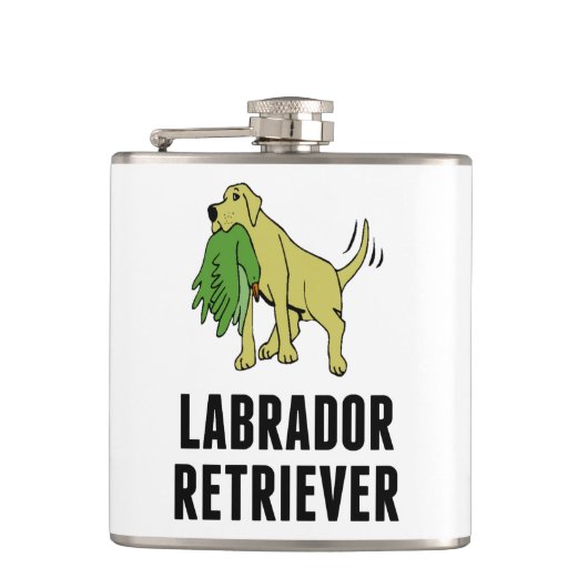 Labrador Retriever Heupfles (Voorkant)